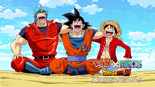 このクロスオーバー「ドラゴンボール x ワンピース x トリコ」を見た人