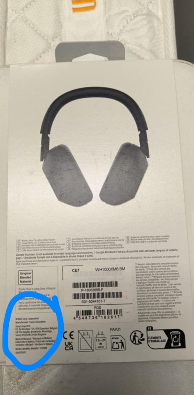 Sony WH-1000XM6: 本物？それとも偽物？みんなの体験談を教えて！ : r