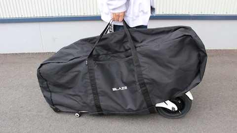 ブレイズEVスクーターの専用輪行袋が遂に販売開始！記念キャンペーンも