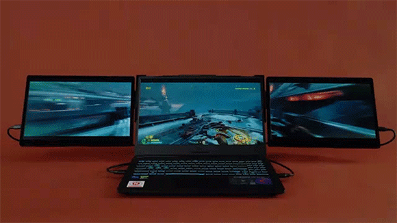 ディスプレイを4画面に拡張し、モジュール化デザインで画面配置が自由