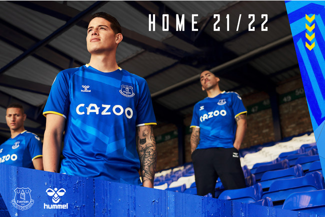ヒュンメルがエバートンFC2021/22シーズンのHOMEユニフォームを発表