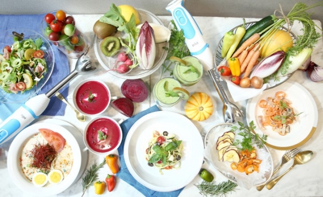 シリーズ初の野菜（ベジ）ヌードル調理機能を搭載！『ブラウン マルチ