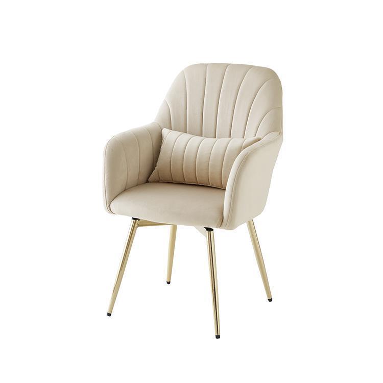 WEB限定】 ASHEL jelis ダイニングチェア 金脚 ラテベージュ(ラテ