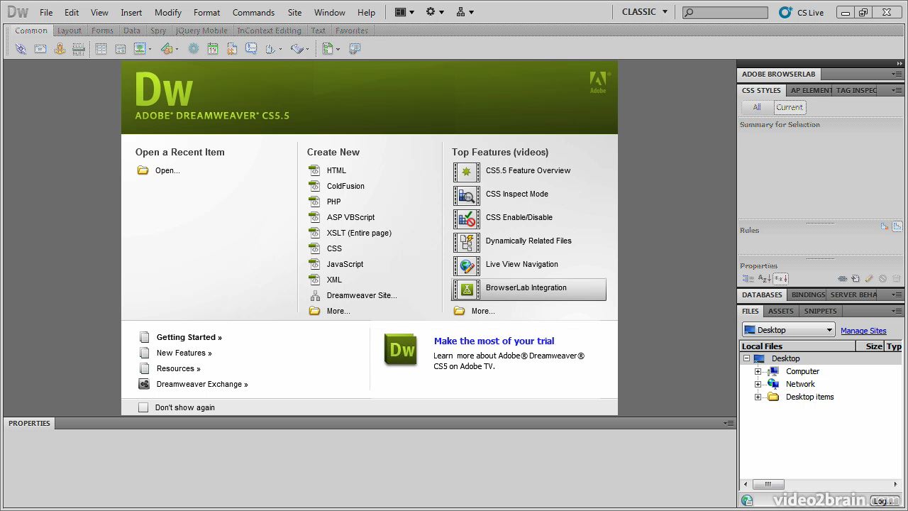 Building a Data-Driven Website with Adobe Dreamweaver CS5.5: Learn