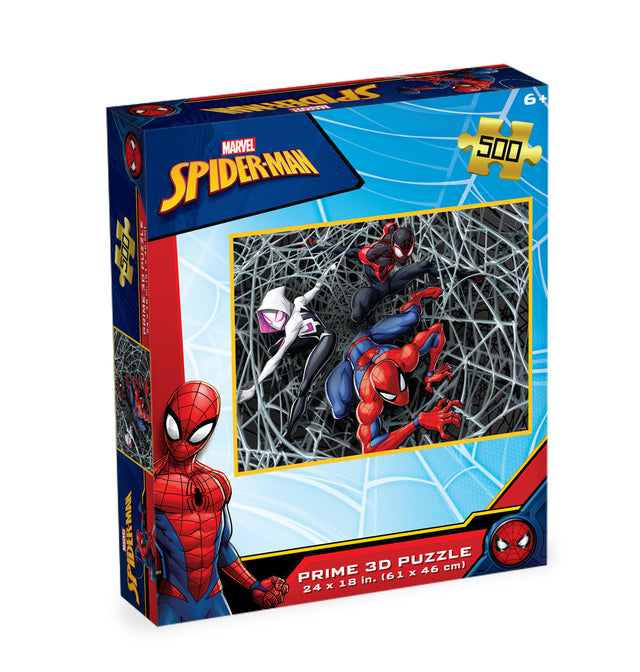 Spider-Man Marvel 3D Jigsaw Puzzle 32803 500 Piece 24