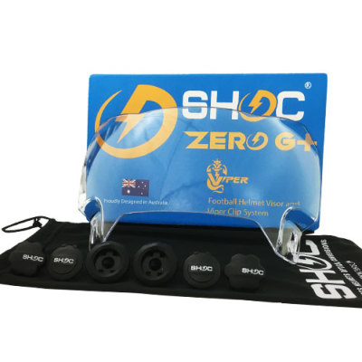 SHOC アイシールド Zero-G プラス クリア│アメフト用品専門店 QB CLUB