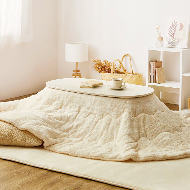 メレンゲタッチ こたつ薄掛け布団 170×210cm【楕円形】こたつ布団
