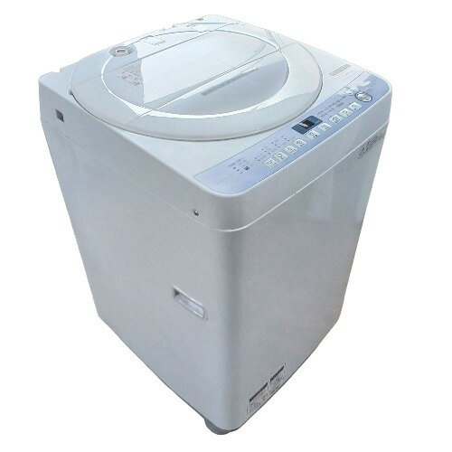 楽天市場】シャープ シャープ ES-T710-W ホワイト系 全自動洗濯機 上