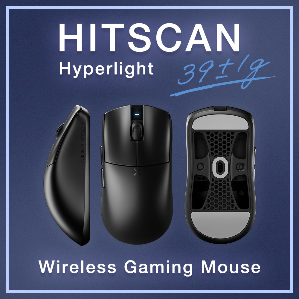 HITSCAN Hyperlight Wireless Gaming Mouse Black ゲーミングマウス