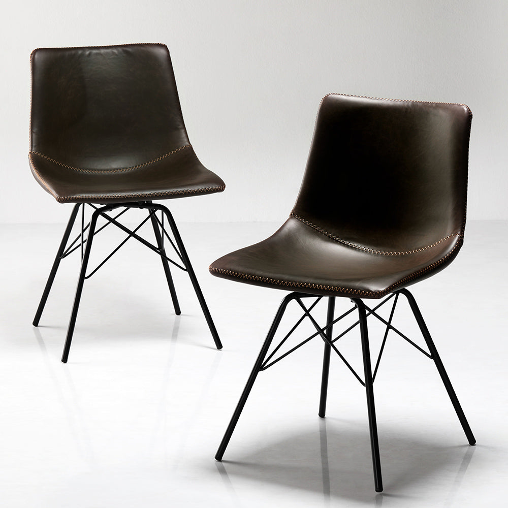 レザーダイニングチェア 単品（1脚）/異素材MIXチェア – RASIK（ラシク