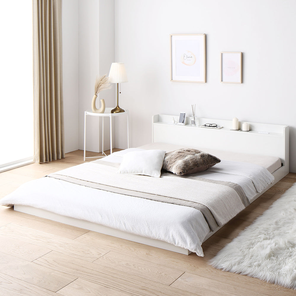 棚付きすのこローベッド 『Etany エタニー』 /シンプルモダン