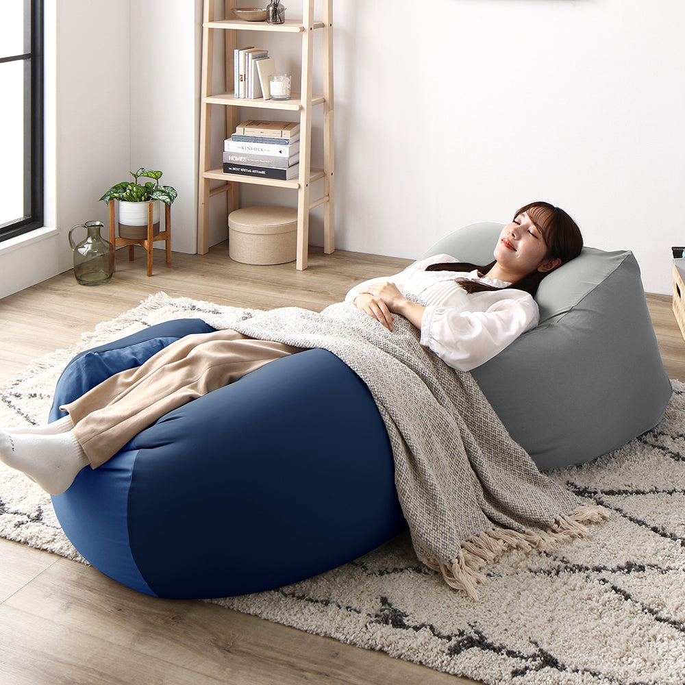 日本製 ビーズクッション 『STIIBO』2個セット/大きいサイズでゆったり