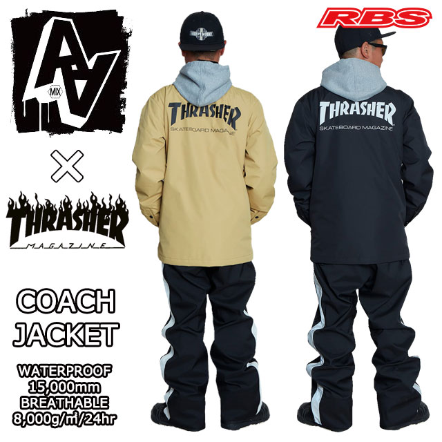AA HARD WEAR 20-21 COACH JACKET コーチジャケット THRASHER 日本正規