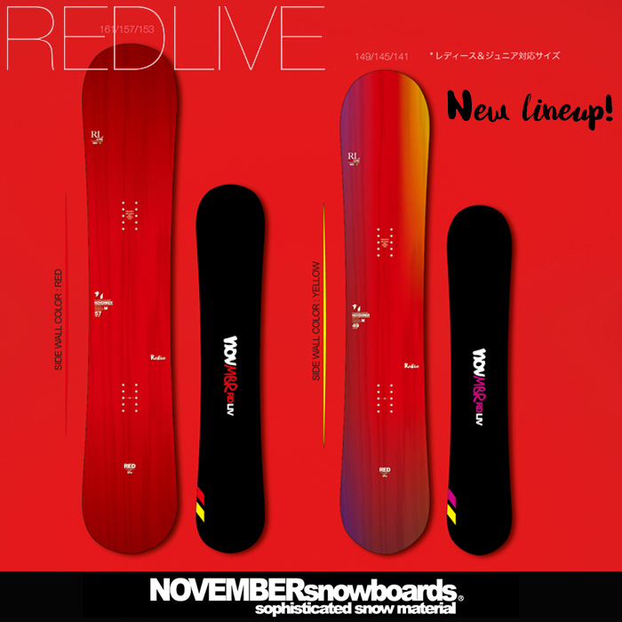 16-17 NOVEMBER ノーベンバー REDLIVE 【ノーベンバー レッドライブ