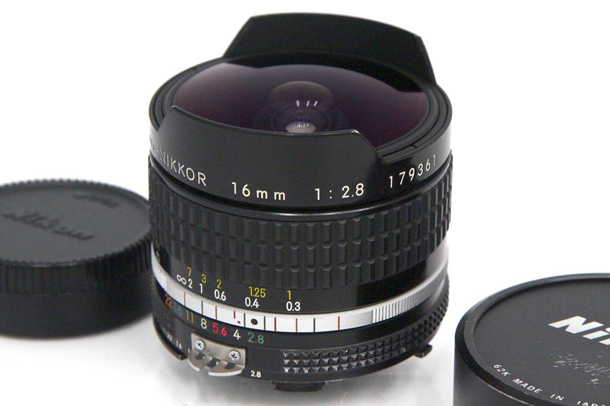 Ai-S Fisheye Nikkor 16mm F2.8 CA01-A7396-2B2F-ψ | ニコン | 一眼