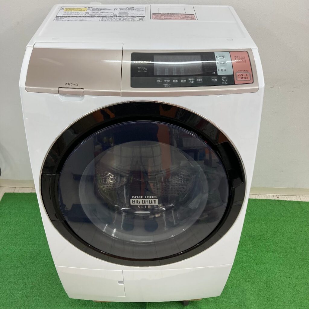 ドラム式電気洗濯機 HITACHI 日立 BD-T6001L 10kg 2018年製 W630×D715
