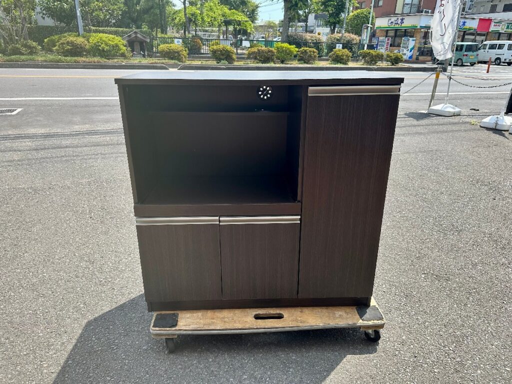 ニトリ レンジ台 キッチン収納 ダークブラウン 8890770の買取実績【錬