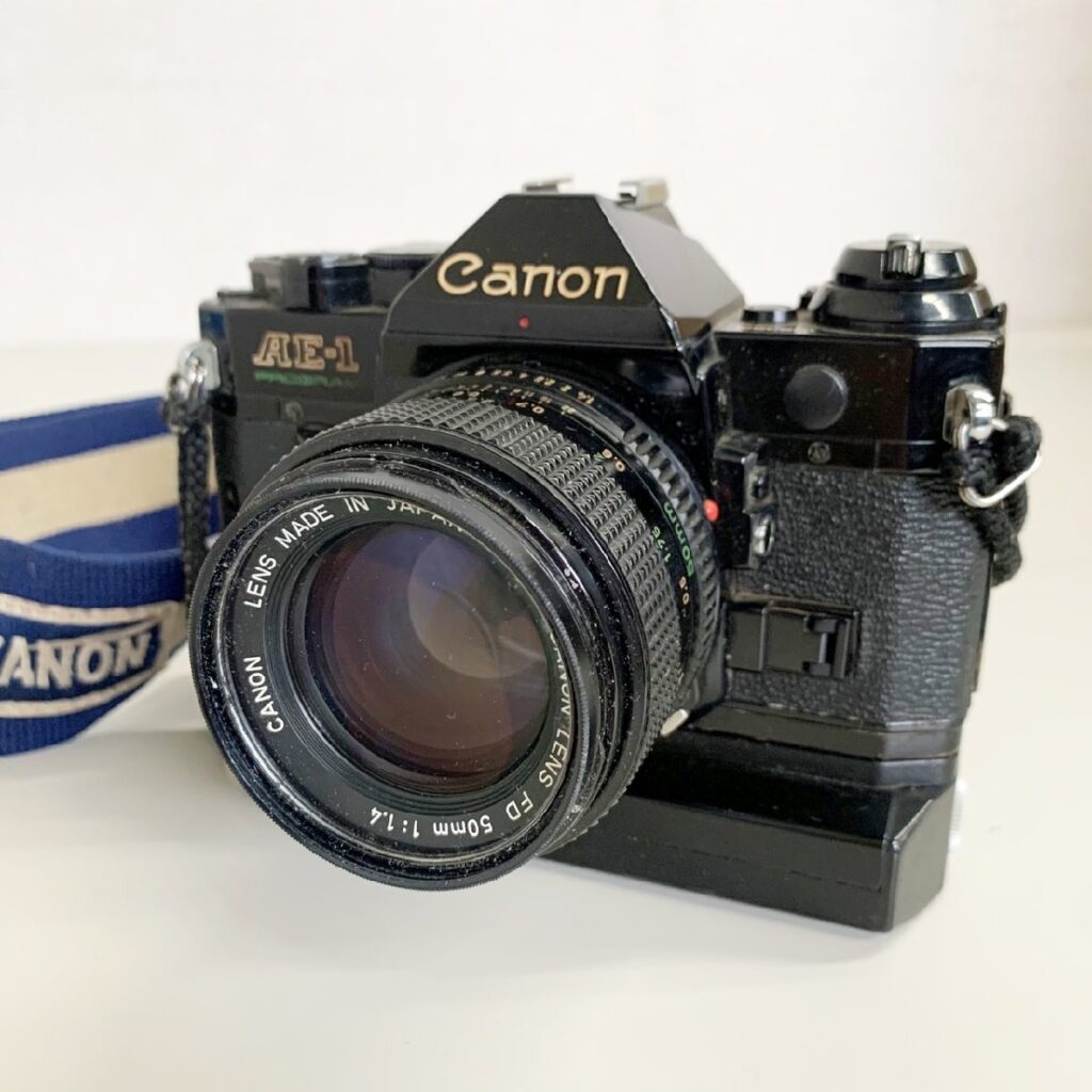 CANON キャノン AE-1 PROGRAM フィルムカメラ 本体 レンズ FD 50mm 1