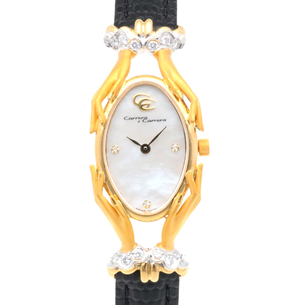 CARRERA Y Carrera Kalerai Calera Watch 18 Gold K18 Yellow Gold 109