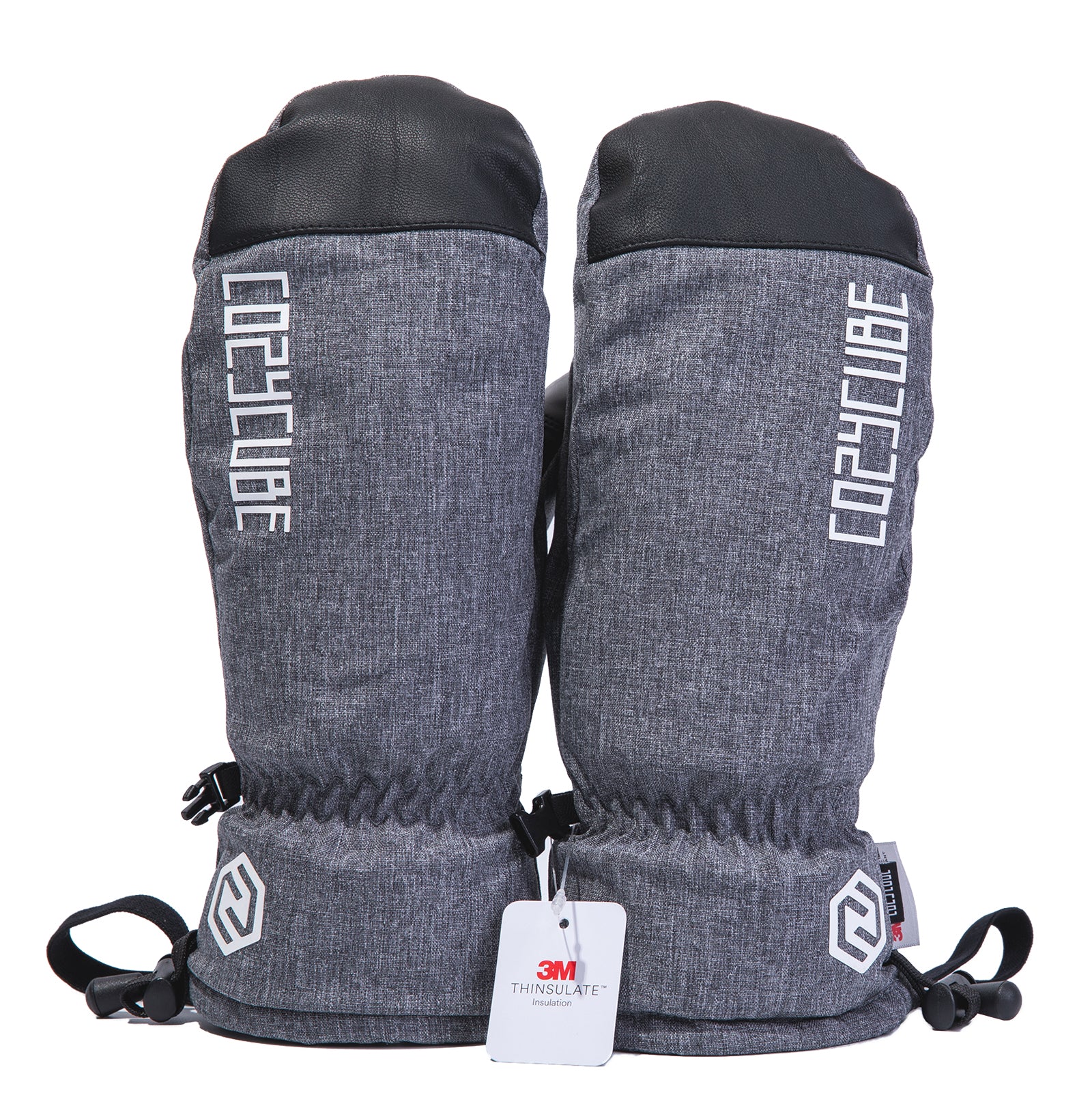 cozycube] スノーボードグローブ スキーグローブ ミトン 3M