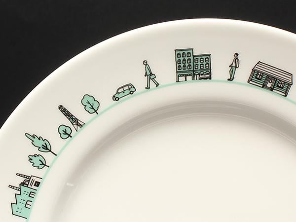 美品 ティファニー プレート 皿 19cm 三菱電機 100周年記念