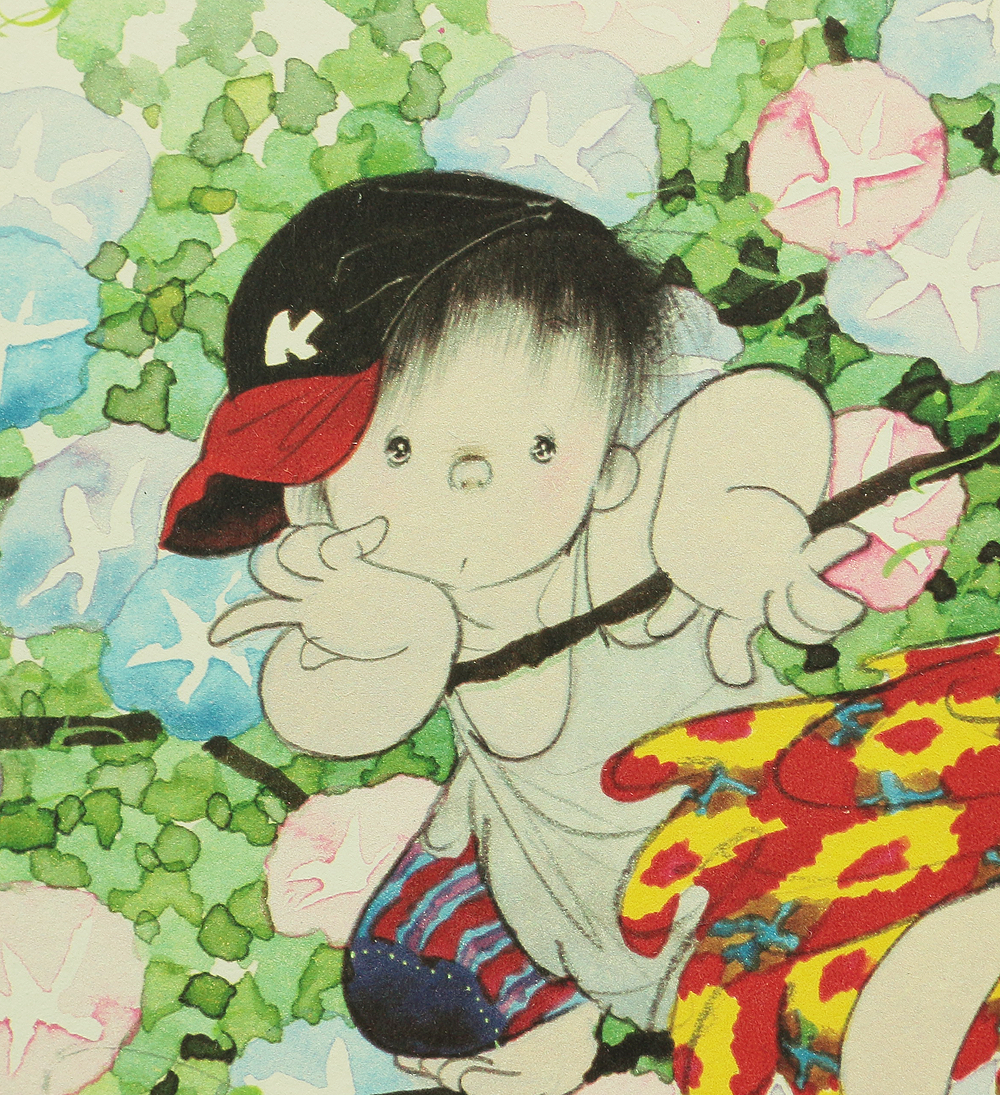 中島潔 Nakashima Kiyoshi (b1943) Japanese art Lithograph「夏の詩