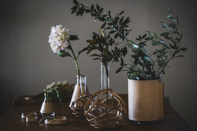 Hender Scheme｜Beaker : science vase：化瓶 / 花瓶 フラワーベース