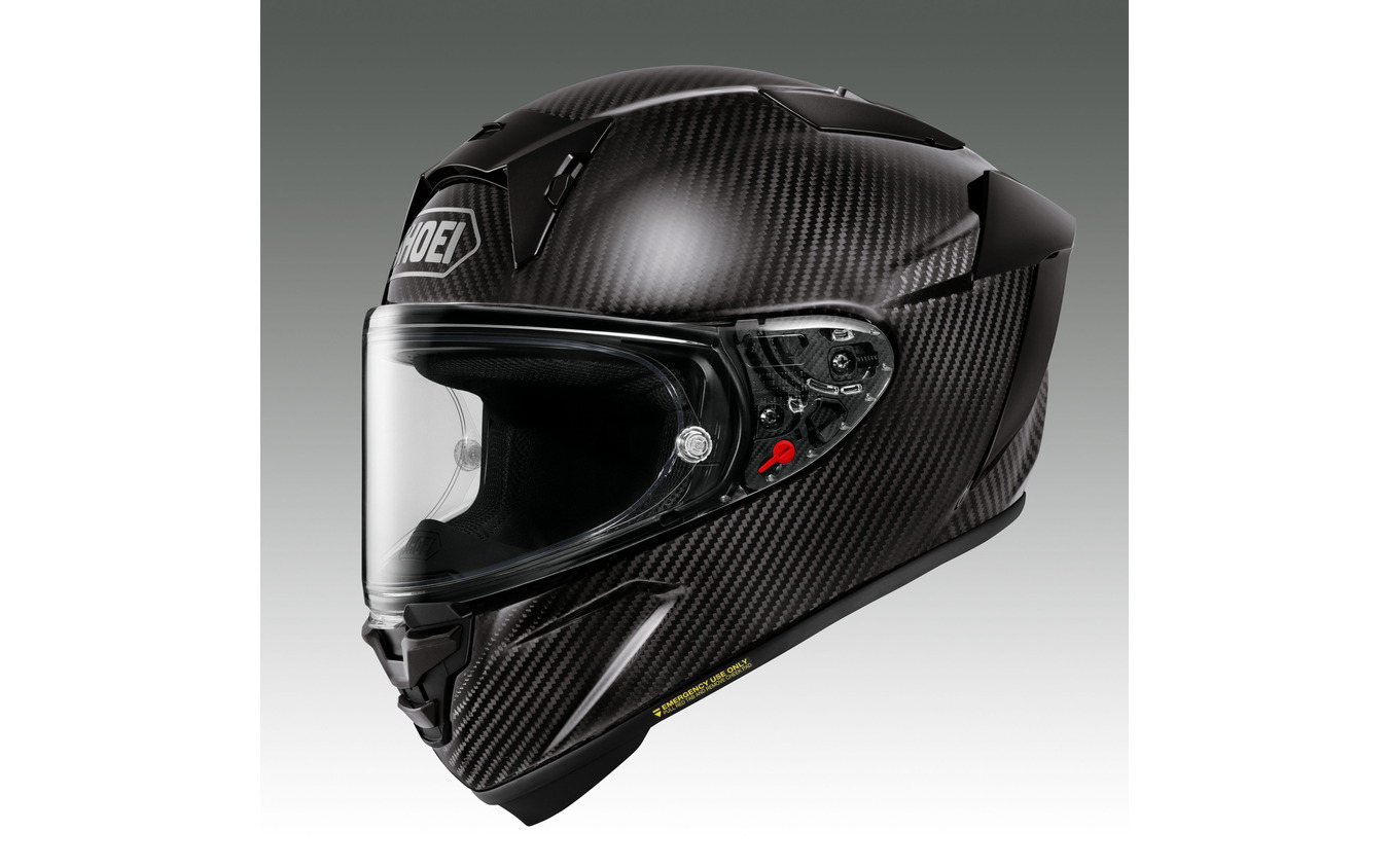 SHOEIのフラッグシップヘルメットに限定「カーボン」仕様が登場