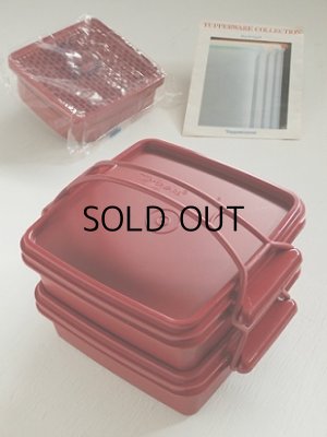 再入荷＊ Tupperware タッパーウェア デュエット（二段重ねの重箱