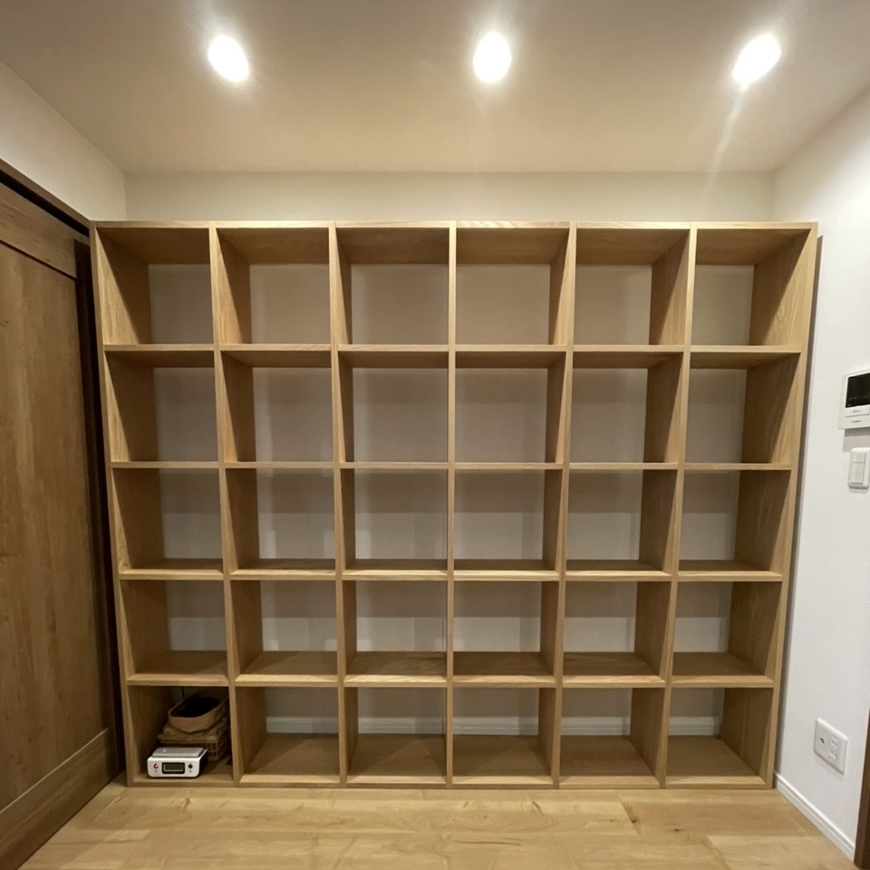 スタッキングシェルフセット・5段×3列・オーク材 | 無印良品