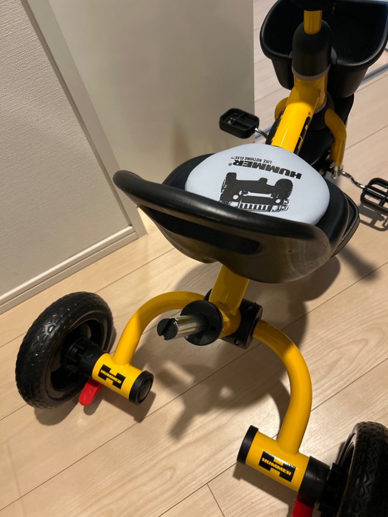 ハマー トライサイクル3 子供三輪車 FD-TZ イエロー ハンドル付き