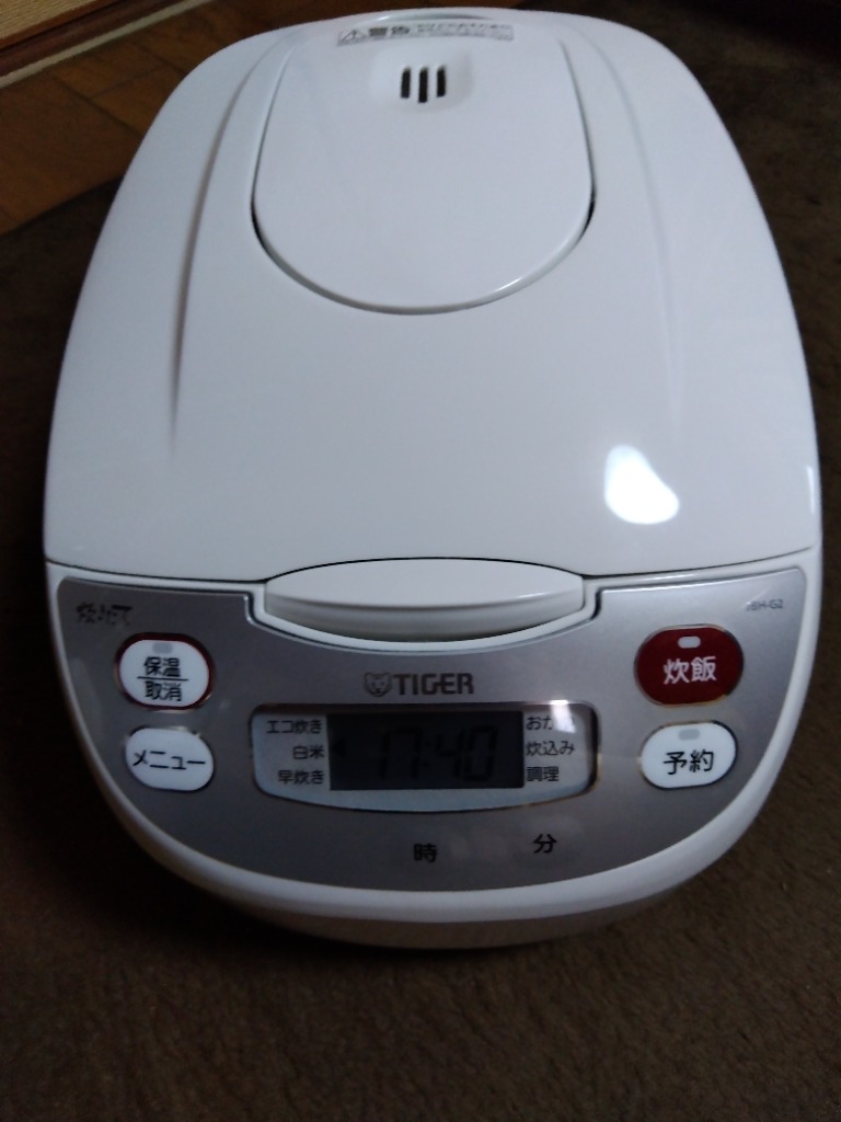タイガー 炊きたて JBH-G102（W） （ホワイト） 炊きたて 炊飯器本体