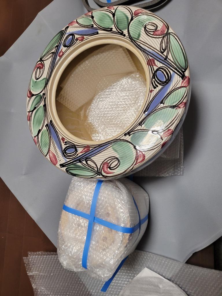 絵付練炭火鉢 15号 本体のみ（信楽焼・陶器・暖房・火鉢・ひばち・YHB