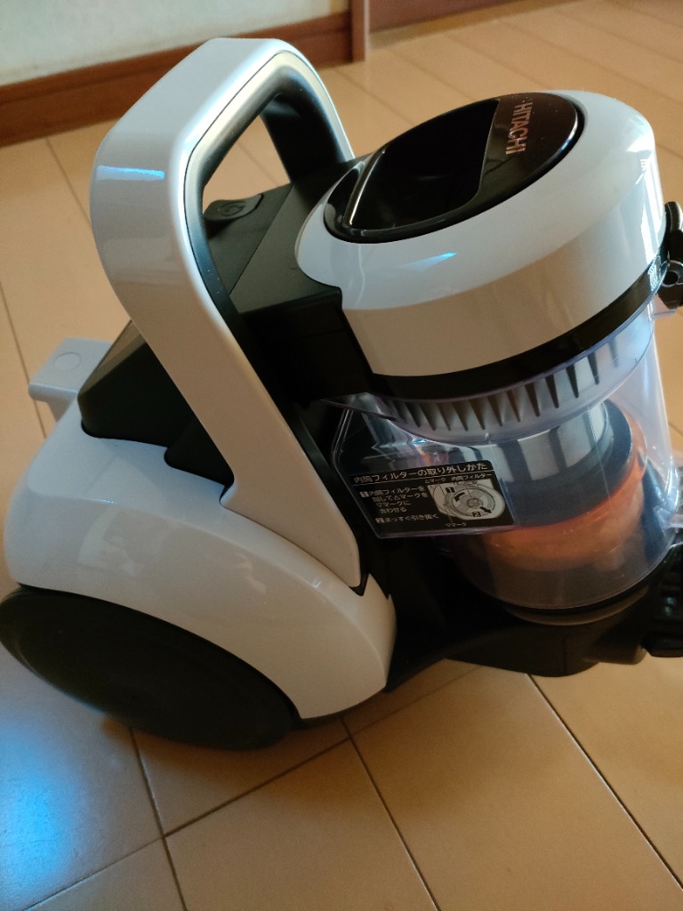 日立 CV-SV90K-W パワかるサイクロン掃除機 サイクロンクリーナー