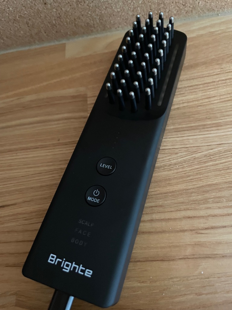 新型】Brighte ELEKI BRUSH PLUS エレキブラシ プラス 美顔器 頭皮ケア