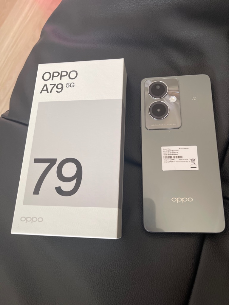 OPPO A79 5G 6.7インチ メモリー4GB ストレージ128GB ミステリー