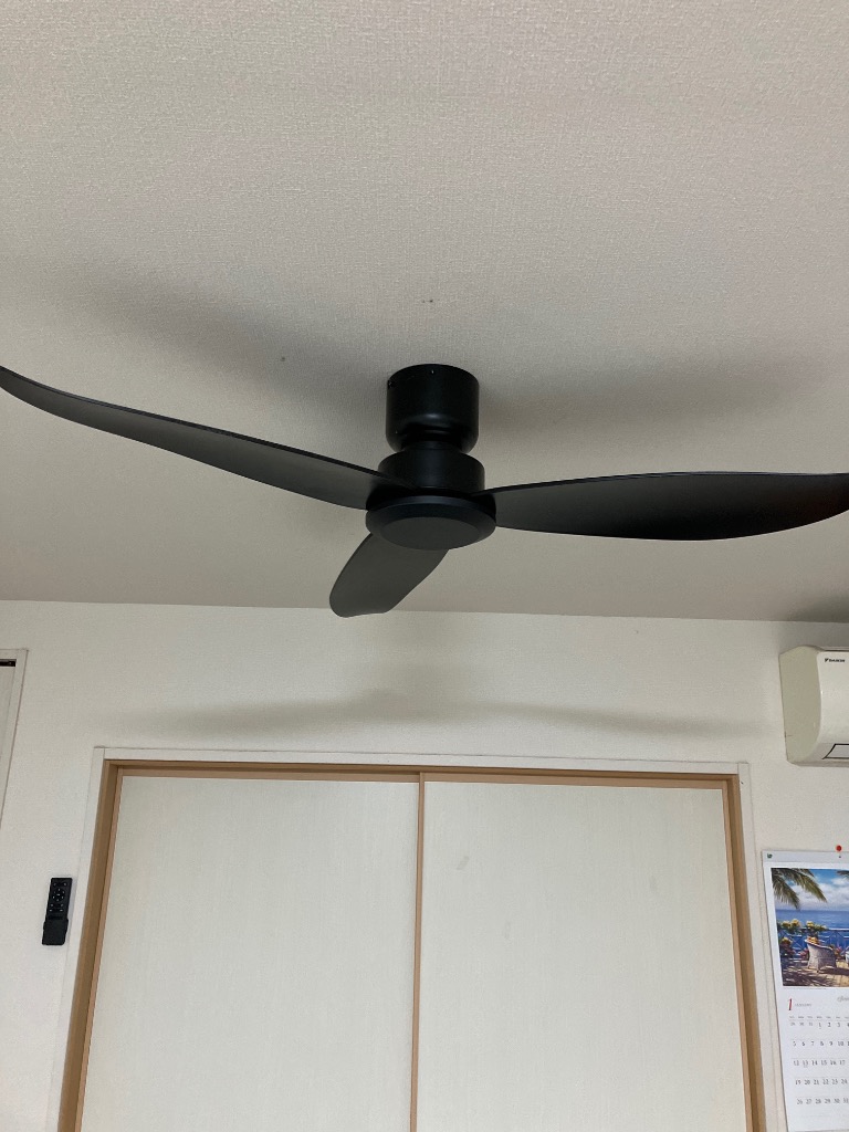 リュウド（REUDO） 静音DCモーター シーリングファン 回転直径110cm 高