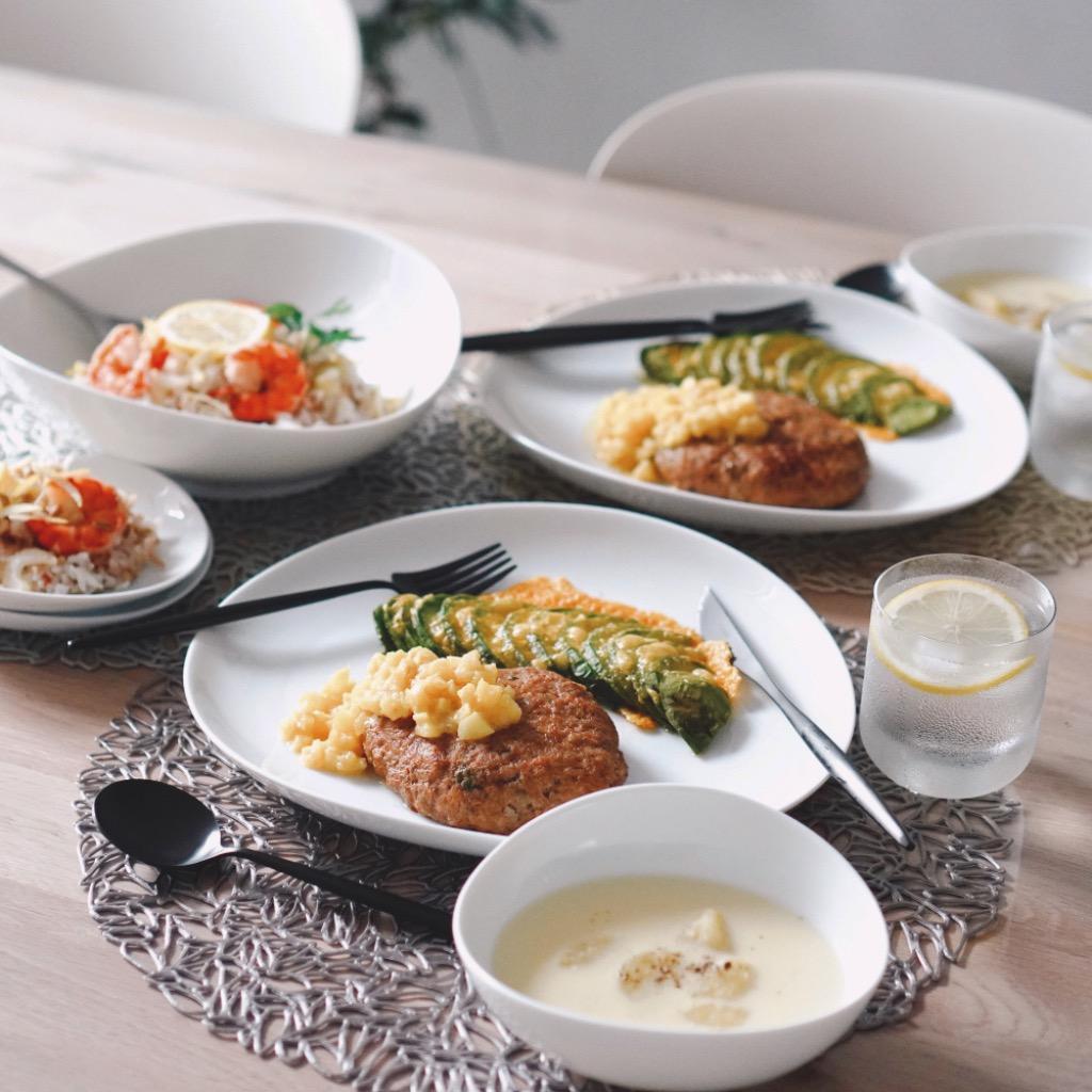 チルウィッチ ランチョンマット ペタル グレイシャー 4枚 チルウィッチ