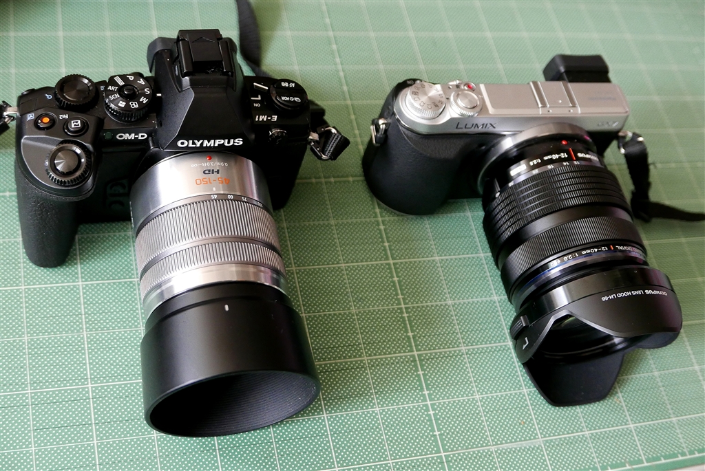価格.com - 『E-M1にLUMIX 45-150mm / F4.0-5.6、GX7に14-40PRO