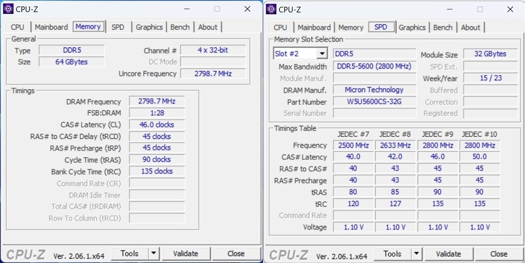 Ryzen7 7800X3Dで安定駆動を目指して』 CFD W5U5600CS-32G [DDR5 PC5