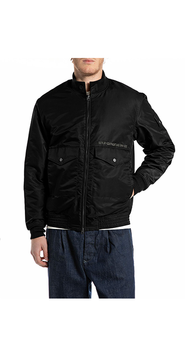 リサイクルナイロンライダージャケット｜REPLAY リプレイ公式通販サイト