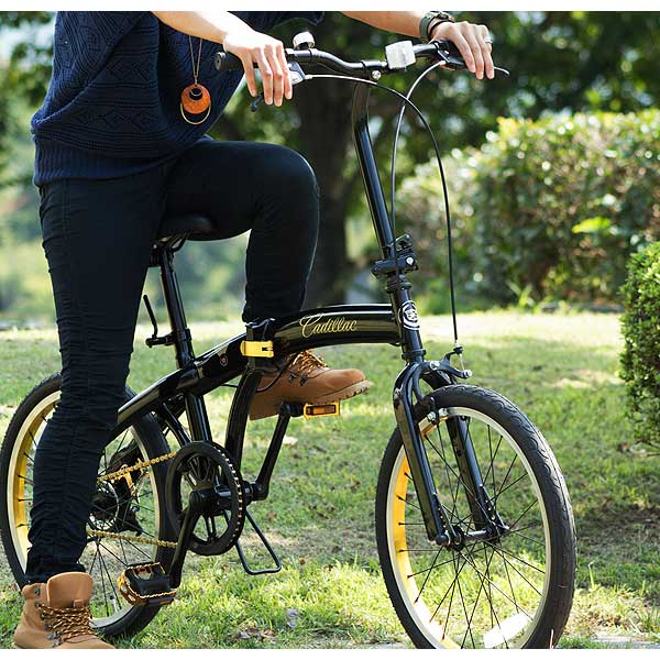 直送 代引き不可】キャデラック 折りたたみ自転車 20インチ FDB20