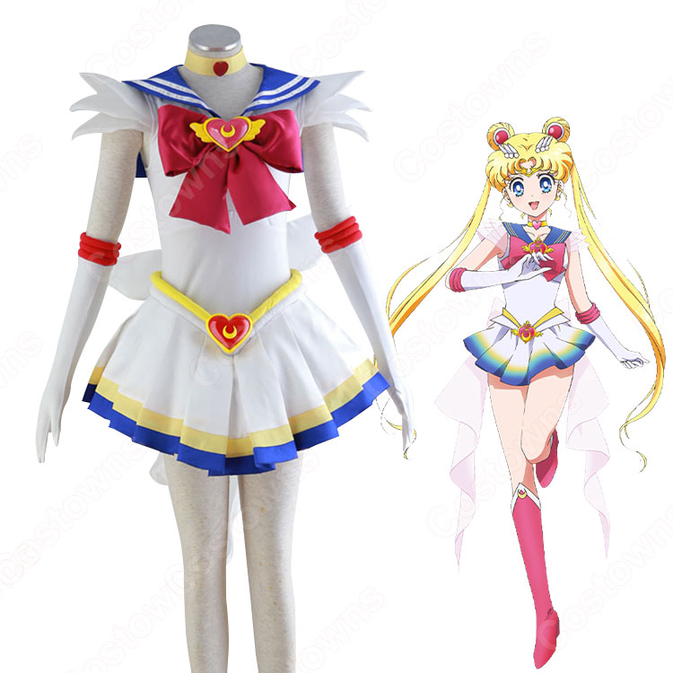 劇場版 セーラー戦士 月野うさぎ（つきのうさぎ） SuperS コスプレ衣装