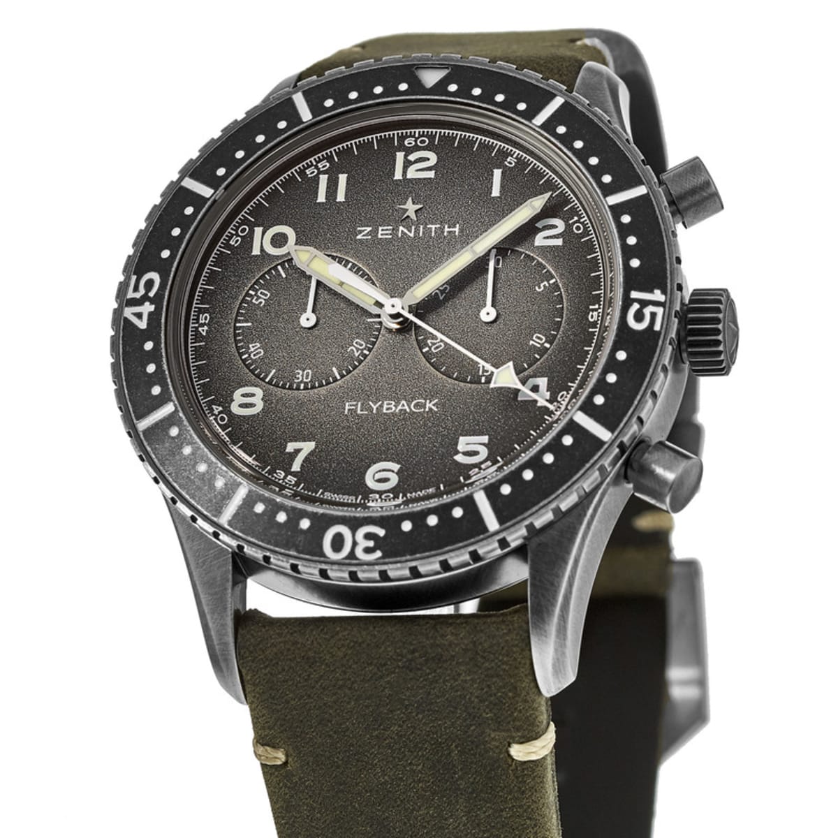 Zenith Pilot Cronometro Tipo CP-2 Flyback Men's Watch 11.2240.405