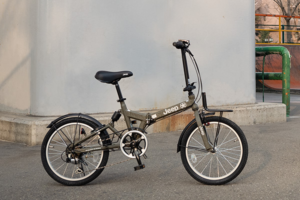 JE-206GRS ジープ(JEEP) 折りたたみ自転車 20インチ | 自転車通販