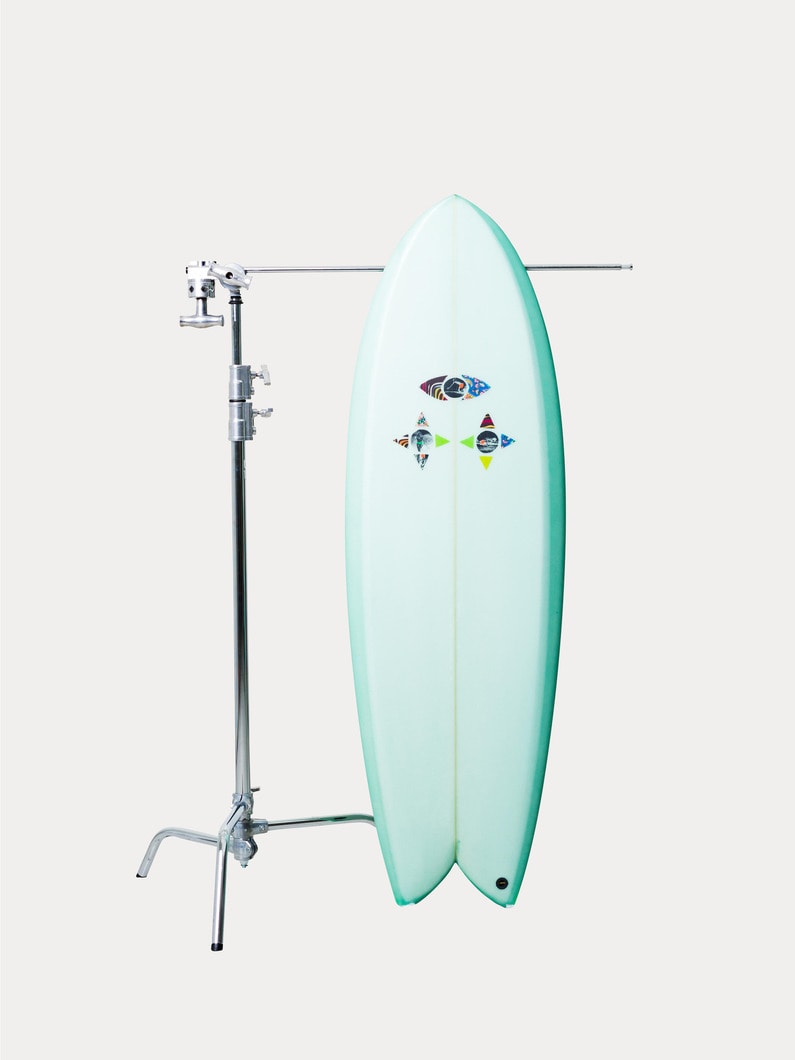 サーフボード スペシャルフィッシュウィズファブリック5’3｜Zack