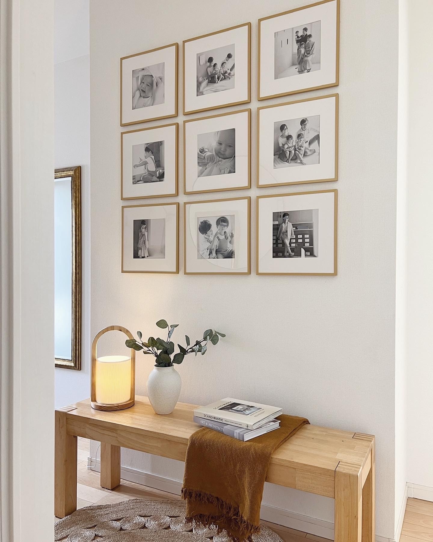 額縁 ゴールド ロココ調 フレーム インテリアIKEA UNG DRIL ミラー