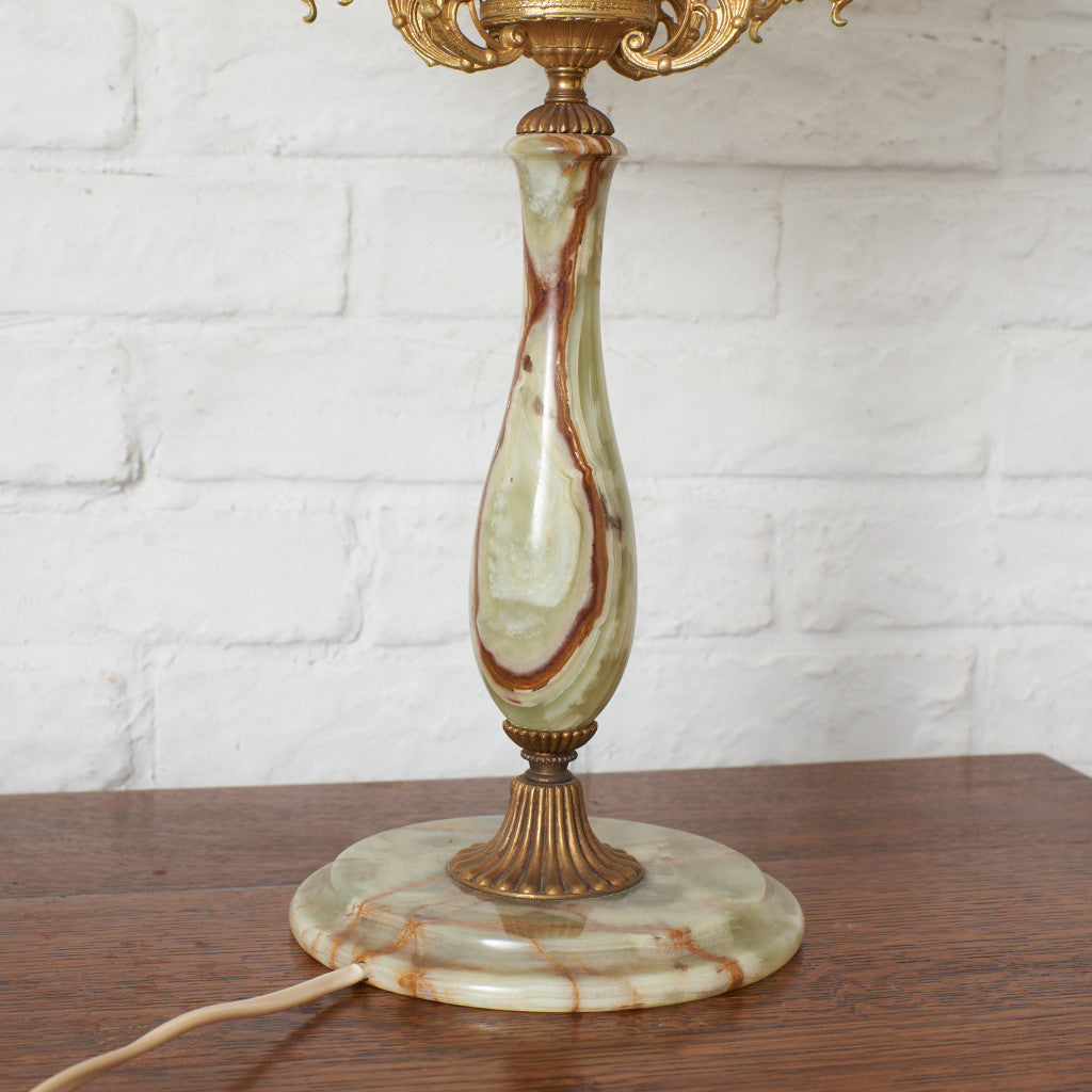 イタリア製クラシック オニキス テーブルランプ｜rocca rocca