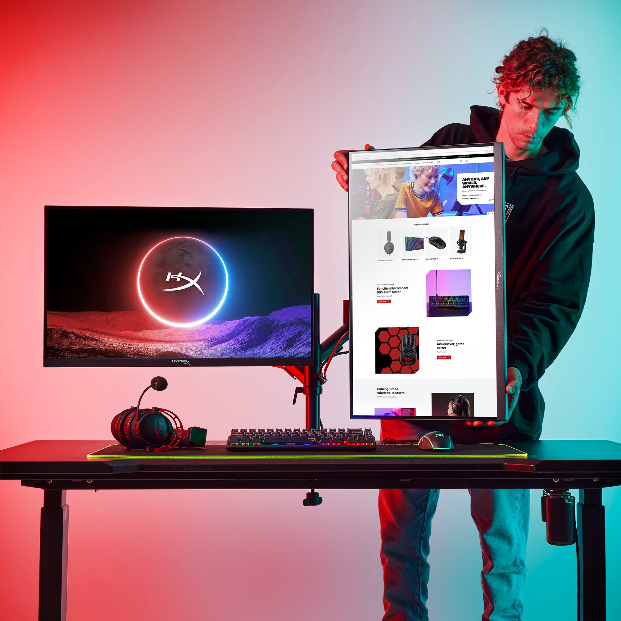 HyperX Armada – ゲーミングマウントアドオン