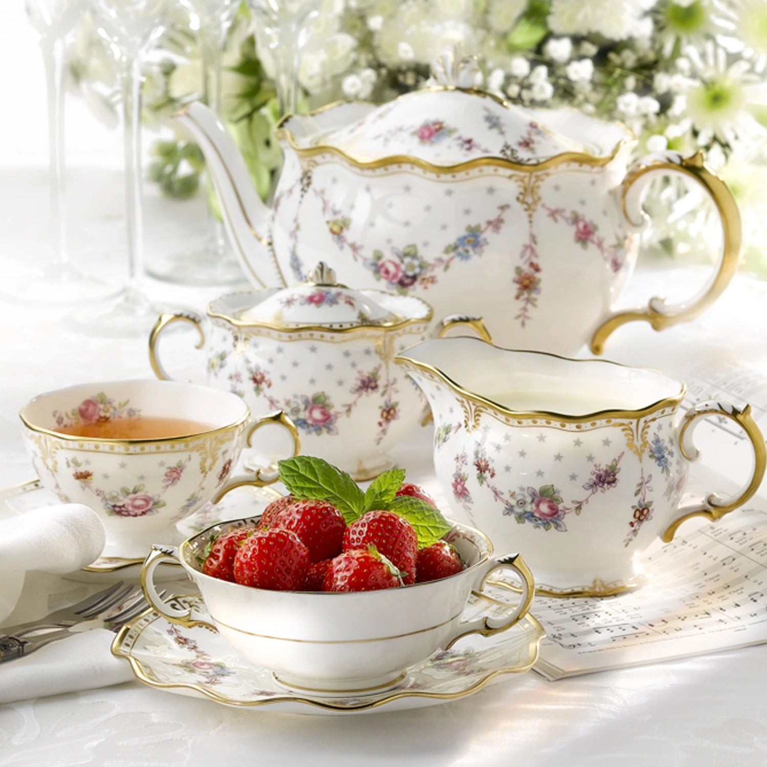 希少品】英国製☆ロイヤルクラウンダービー☆ケドルストン☆パーティ